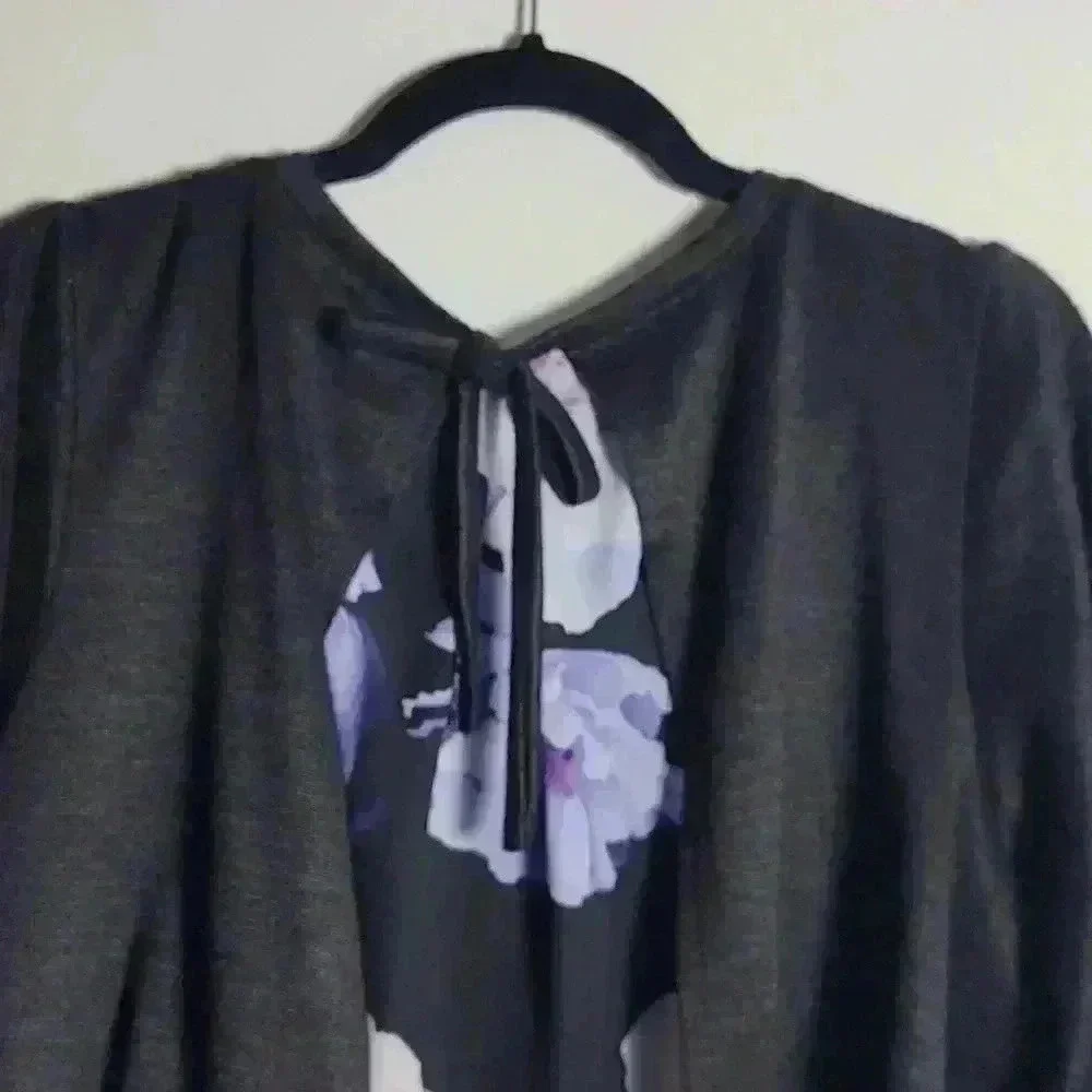 🚨 LAST CHANCE 🚨 ROZ & ALI Dressbarn Floral and Black Blouse Size 2X - Picture 14 of 16